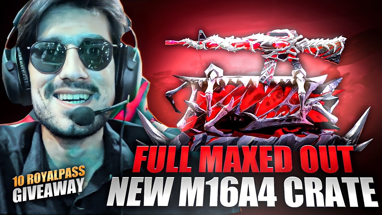 NEW MYTHIC M16A4 CRATE FULL MAXED OUT  🔥😱 - FM NASIR YT