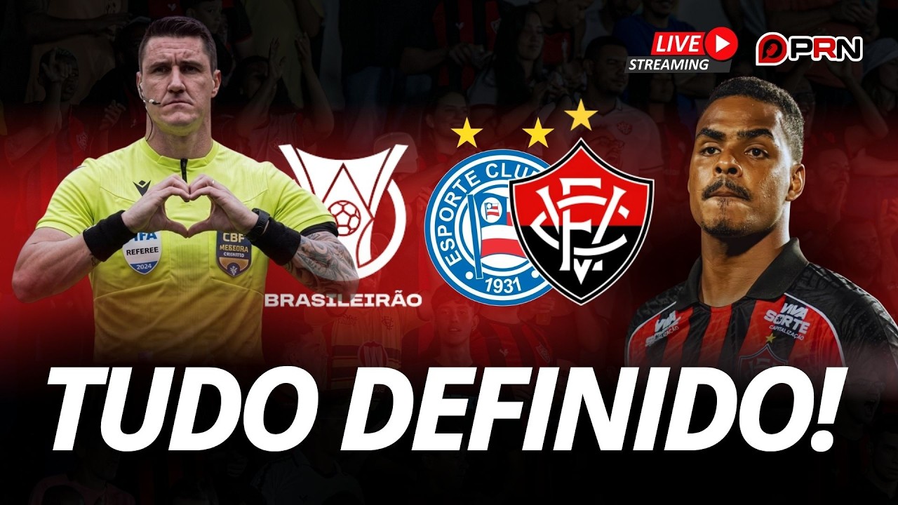 TUDO DEFINIDO! Vitória deve ir como o mesmo time do primeiro BAVI, mas com o retorno de volante.