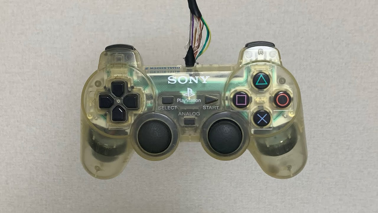 Sony PlayStation 2 DualShock 2 Controller Cable Replacement Retrobright Clean and Fix