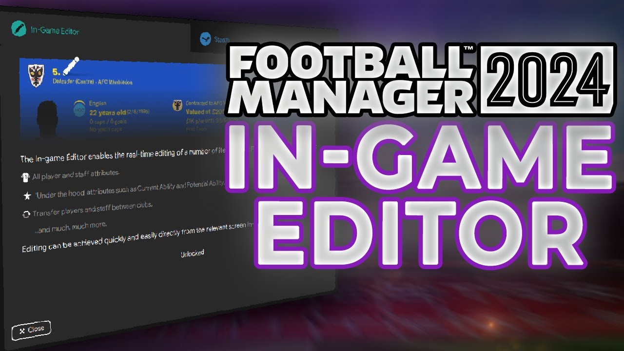 Внутриигровой редактор FM24 / Как использовать внутриигровой редактор в Football Manager 2024