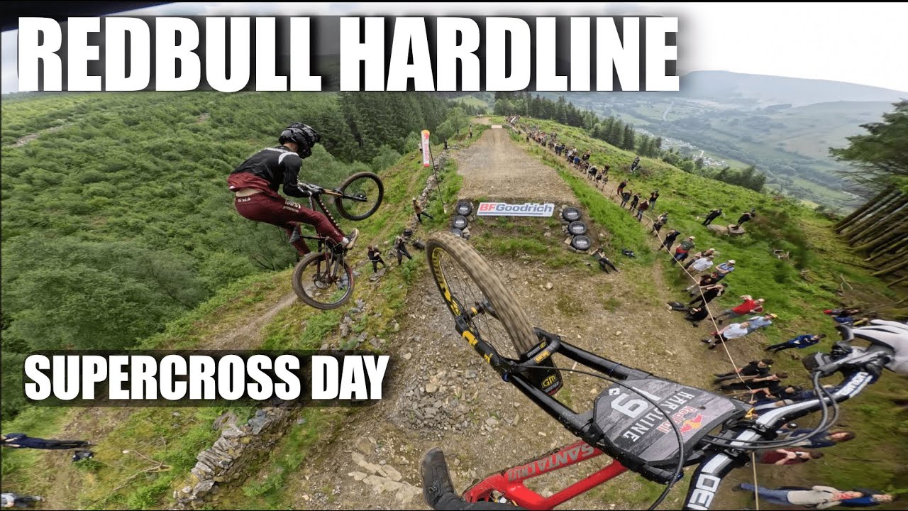 Qualification Redbull Hardline - On saute 30m à deux !!!