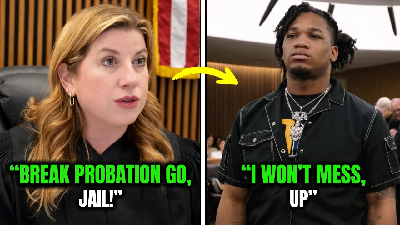 Courtroom Tension as Judge Warns Defendant About Probation Consequences