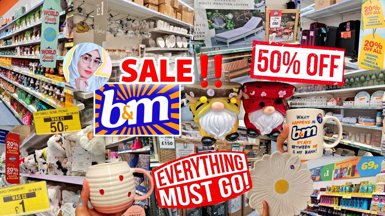 B&M SUMMER SALE ALERT 📣📣 RUN 🏃🏻‍♀️ Furniture, Garden, Decor, kitchen ALL REDUCED 🤩 Shop With Me 🥰