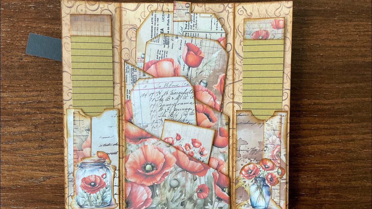 #JJIIOutwithaBang Simple Poppies Folio