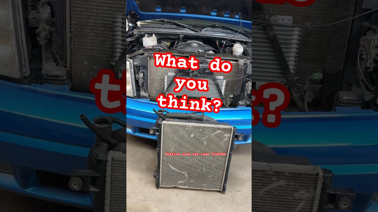 Narrow radiator for Desperado.. could it work? #shorts #truck #solution #turbo #trending #fyp #sick