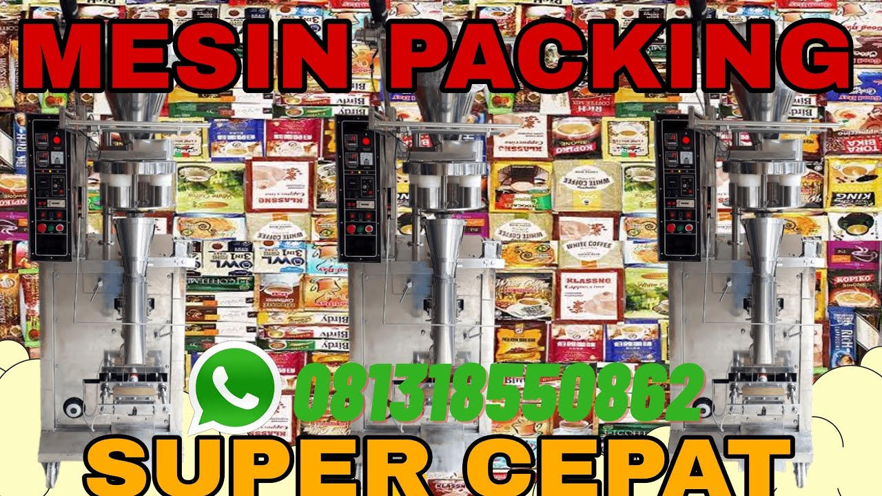 Mesin Packing Sachet Otomatis | Hasilin Ribuan Produk Super Cepat