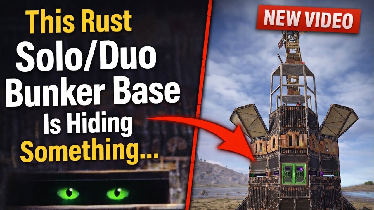 This Rust Solo/Duo Bunker Base Is Hiding Something&hellip; 👀 | Secret TC Design