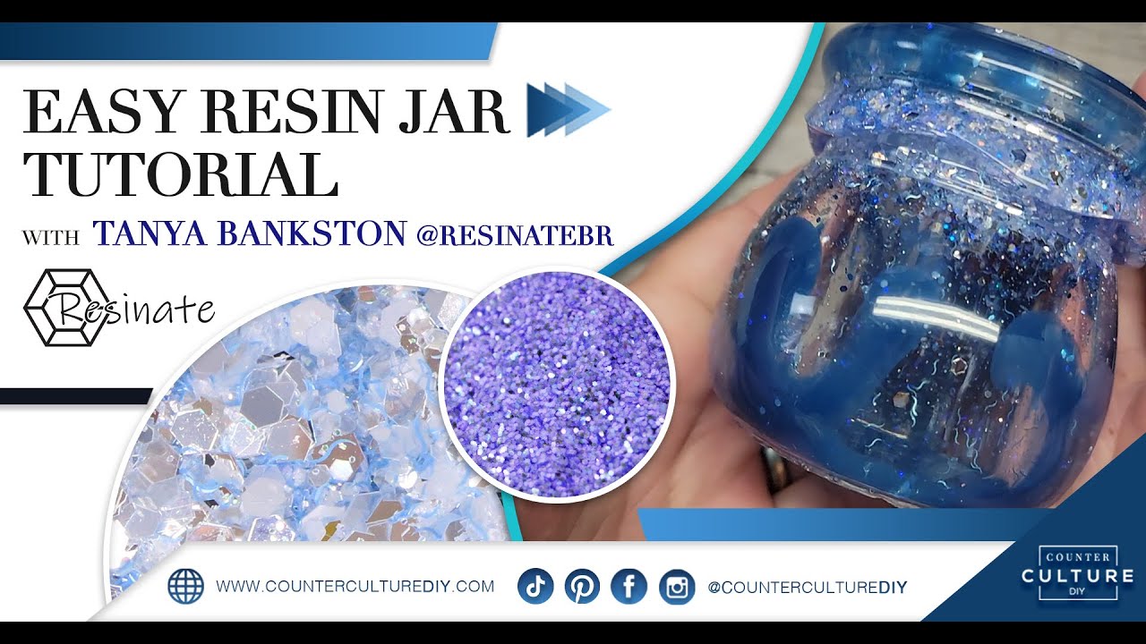 Easy Resin Jar Tutorial | CCDIY Crafts
