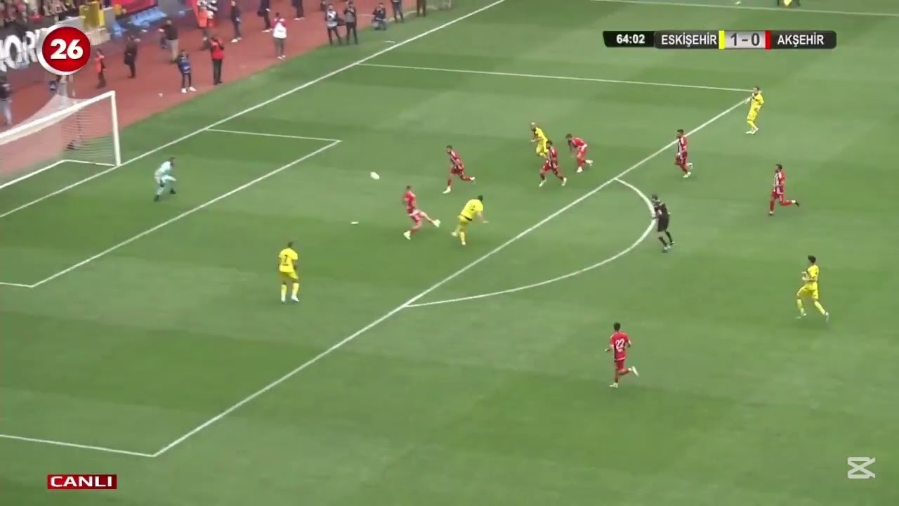 Eskişehirspor 2-1 Akşehirspor. Maçın özeti ve golleri ⚽🎆🎇