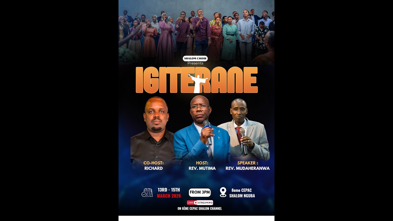 LIVE// IGITERANE CYA SHALOM BUKAVU DAY 2