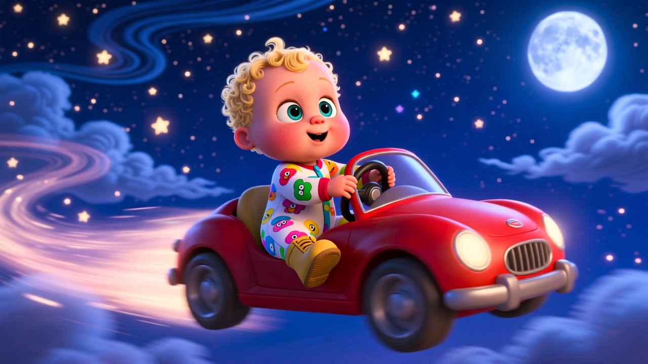 Rock a Bye Baby – Dream Sky Adventure   Fun Kids Relaxation and Learning Video   Educational