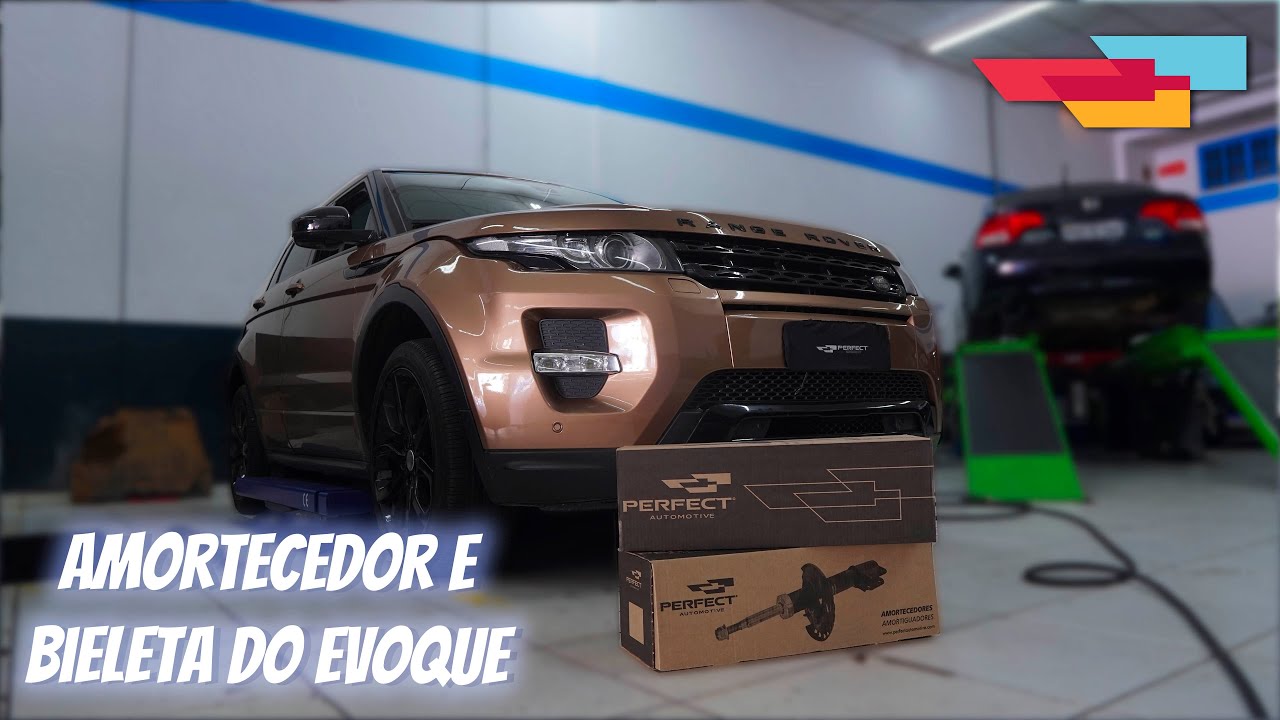 TROCA DO AMORTECEDOR E BIELETA DA LAND ROVER EVOQUE  DO @TCARIMPORTS