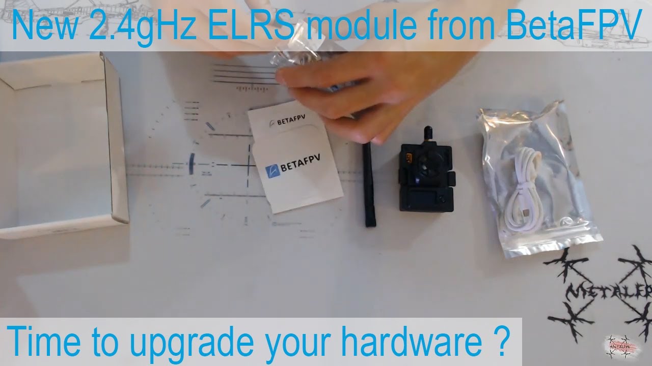BetaFPV 2.4gHz ELRS module 1w - part 1 : unboxing, update and overview | MetalFPV