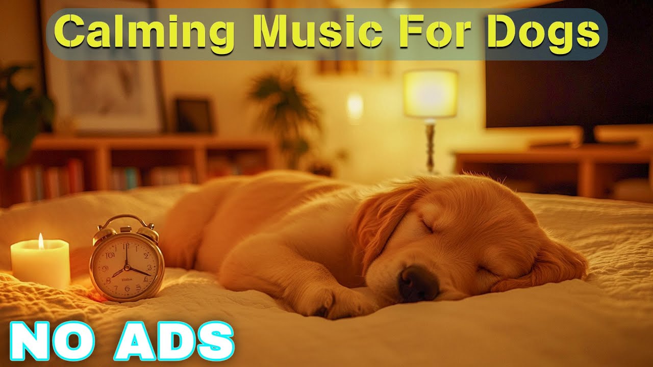 12 HOURS of Dog Calming Music For Dogs🎵💖Anti Separation Anxiety Relief Music🐶Sleep dog Healing🎵