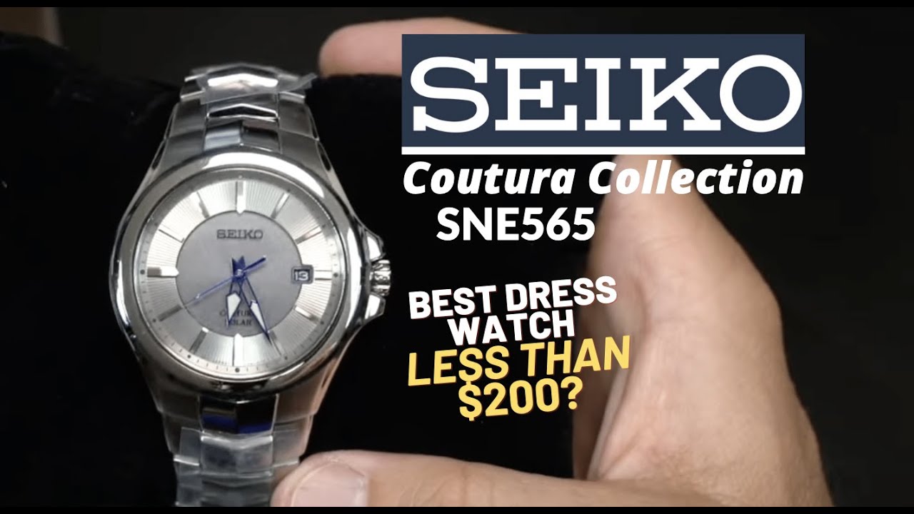 Seiko Coutura (SNE565) Solar Dress Watch - Unboxing & Review