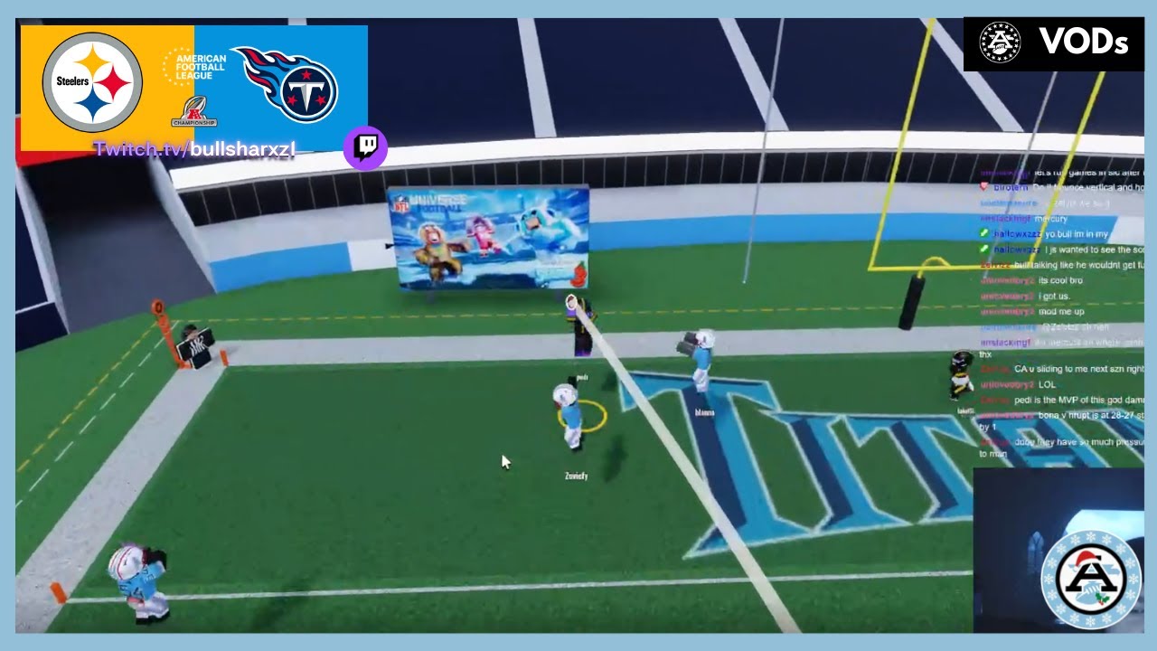#1 Pittsburgh Steelers Vs. #3 Tennessee Titans  |  AFL S32  |  AFC Championship