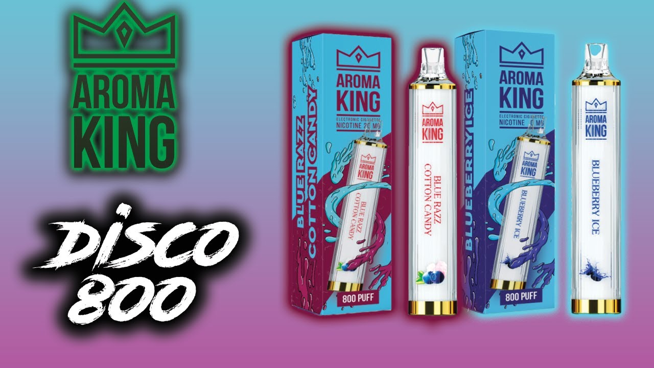 JEDNORAZOWY E-PAPIEROS AROMA KING RGB DISCO 800 PUFF