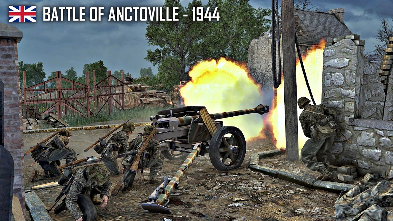 Brutal Urban Combat at Anctoville (1944) | Gates of Hell