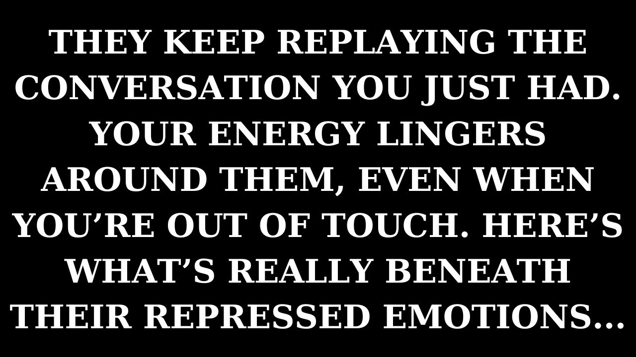 They keep replaying the conversation you had. They're trying to block this out. [Twin Flame Reading]