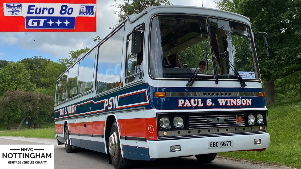 PAUL S WINSON Coaches Loughborough 1979 Bedford YMT EBC 567T   Unicar Euro 80 GT coachwork  #bus
