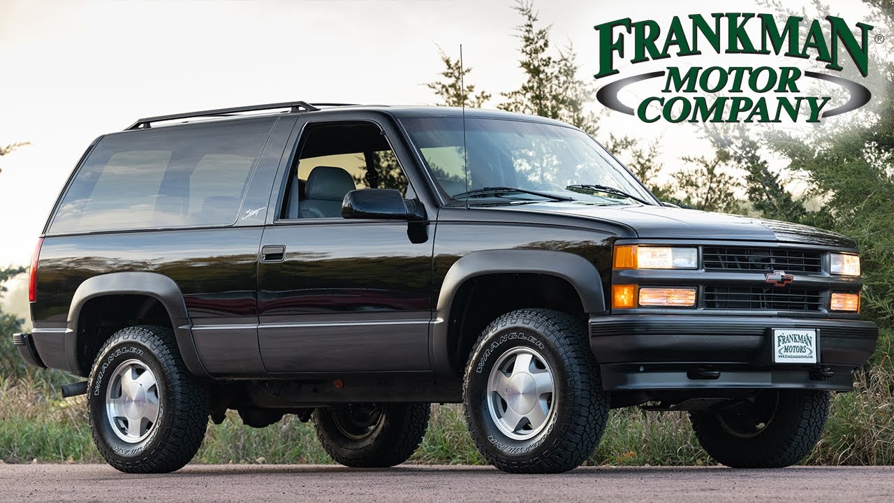 57k Mile 1996 Chevrolet Tahoe Sport - Frankman Motor Company