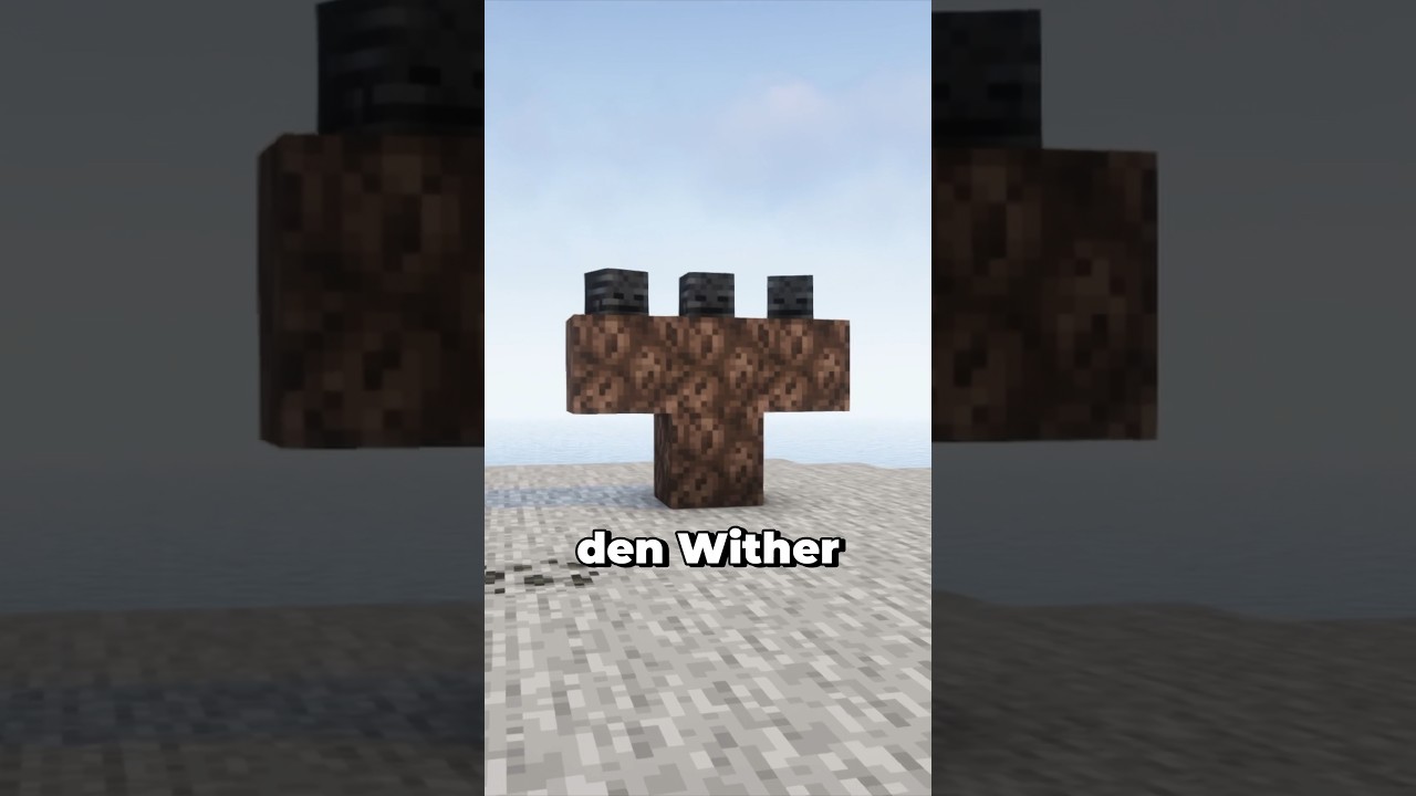 Den Wither ganz einfach BESIEGEN in Minecraft&hellip;?! #minecraft #minecraftshorts #maggus