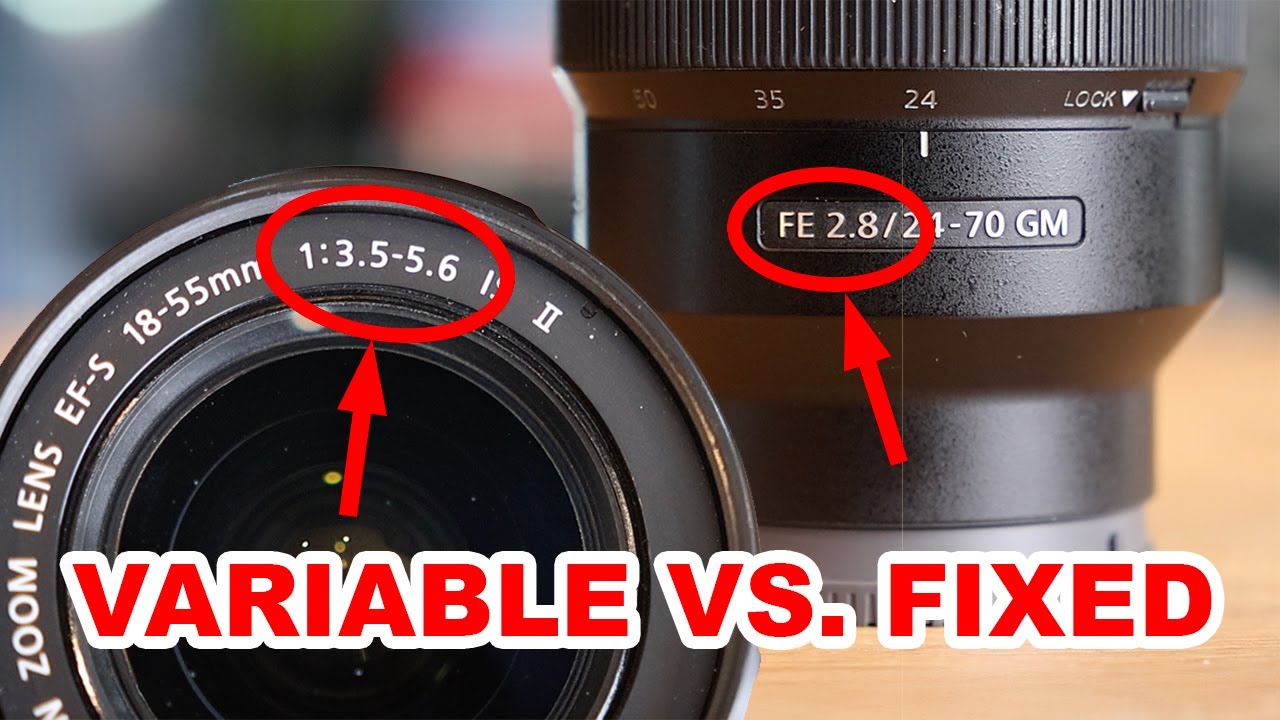 Variable Aperture vs. Fixed Aperture &ndash; Which Lens Should You Buy?