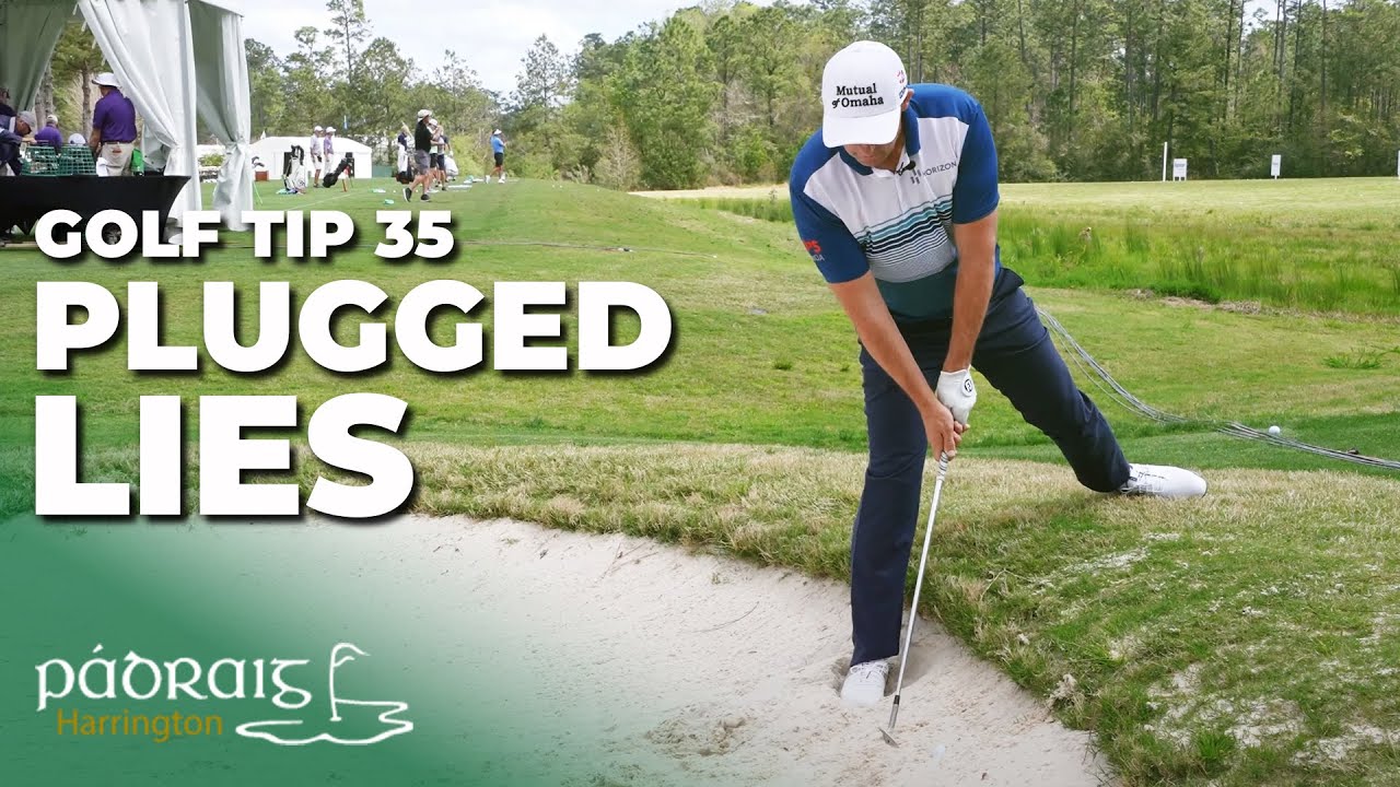 PLAYING FROM PLUGGED LIES IN BUNKERS | Paddy's Golf Tip #35 | Padraig Harrington