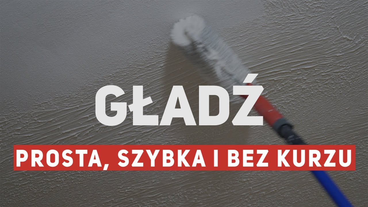 Szybka gładź wałkiem i obróbka na mokro