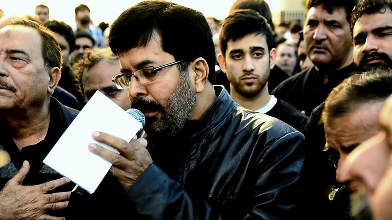 Aik bar aur mujhe Goad main lelo Baba by Mukhtar Fatehpuri in Houston Ashura Juloos 2013