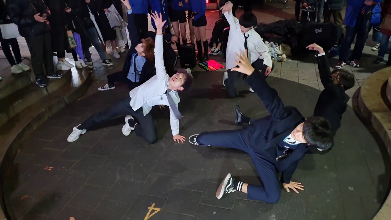20191201. ID DANCE⚘. ATEEZ 'HALA HALA' COVER. LOVELY SCHOOLBOYS, EXQUISITE BUSKING.