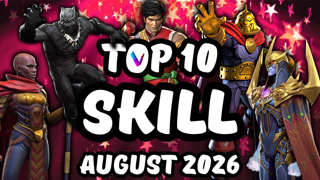 Топ-10 лучших чемпионов класса &laquo;Навык&raquo; в MCoC &mdash; Тир-лист от Vega &mdash; август 2026