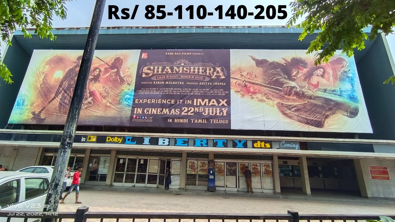 Liberty Cinema ( New Rohtak Road - Karol Bagh Delhi ) Watching Shamshera movie / 1st Day 3rd show