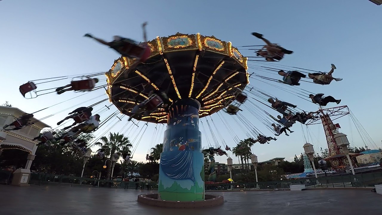 Disney California Adventure. Silly Symphony Swing Ride.
