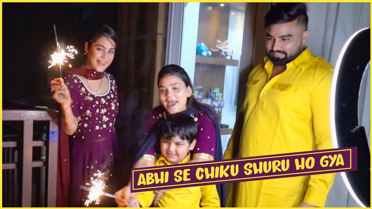 Abhi se Chiku shuru ho gya / family fitness