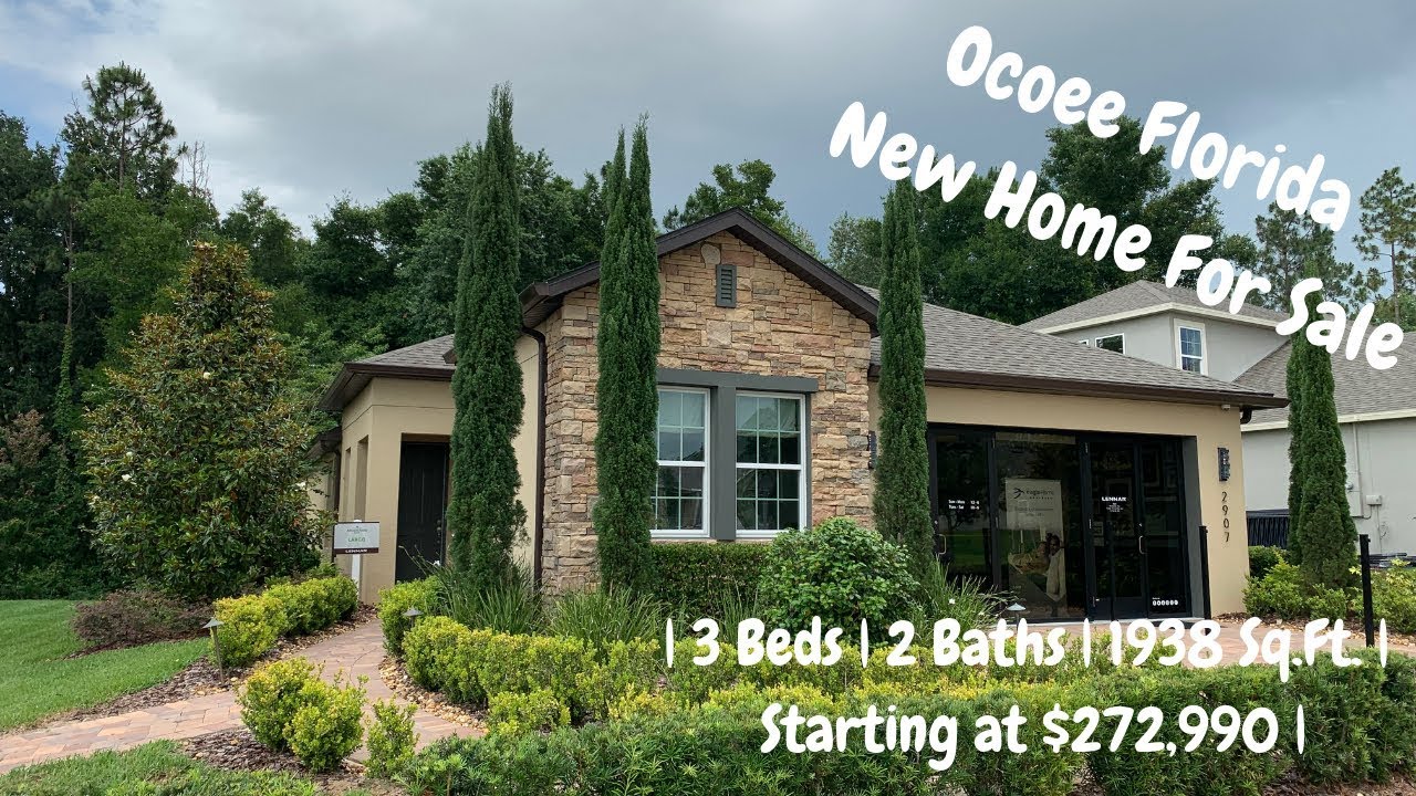 Ocoee Florida New Home For Sale Property Tour | Largo Model by Lennar at Arden Park | $273K*