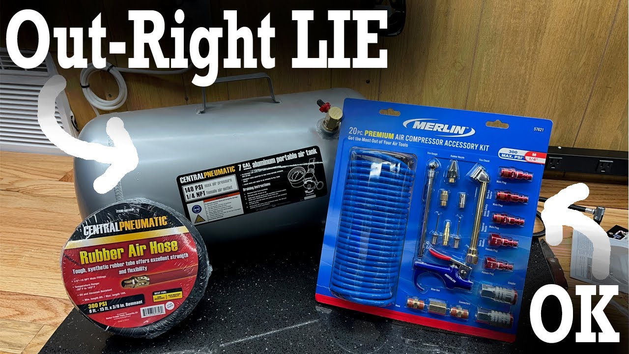 Harbor Freight 7gal Aluminum Reserve Air Tank - We have a Problem...