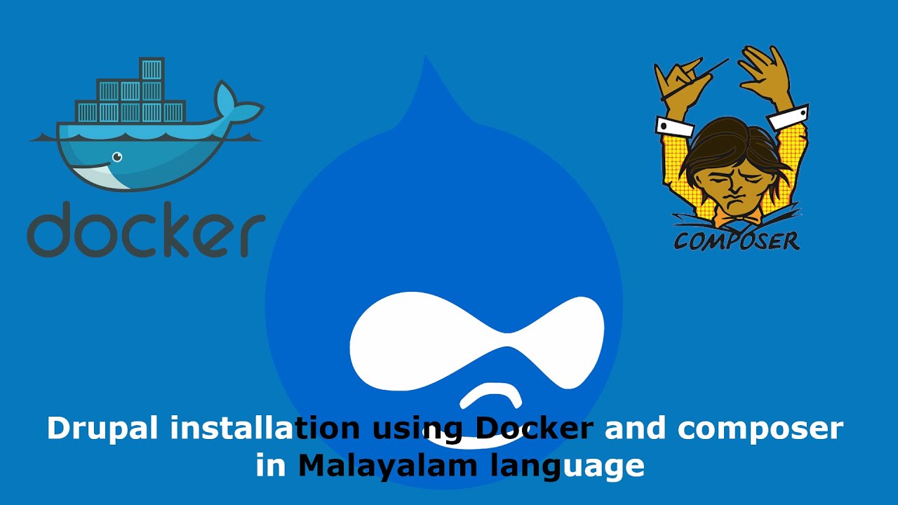 Drupal installation using Docker and composer in Malayalam language