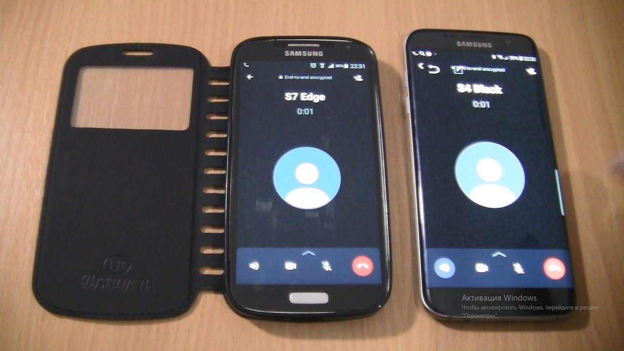 WhatsApp Incoming & Outgoing call at the Same Time Samsung Galaxy S4 black Cover+Samsung Galaxy S7