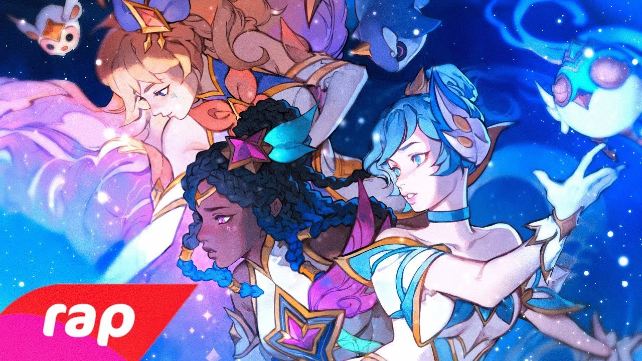 (INSTRUMENTAL)Rap das Guardiãs Estelares(League of Legends: Wild Rift) - GAROTAS MÁGICAS | NERD HITS