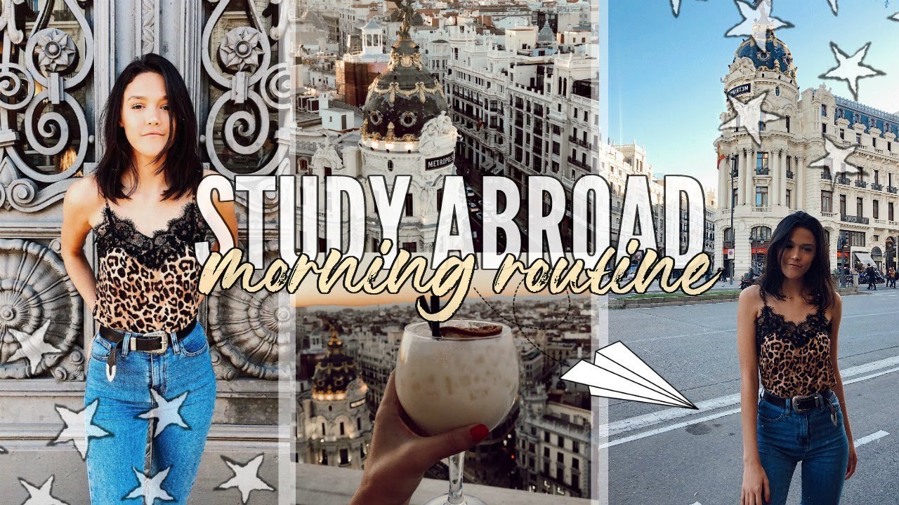 study abroad morning routine vlog || Madrid, Spain