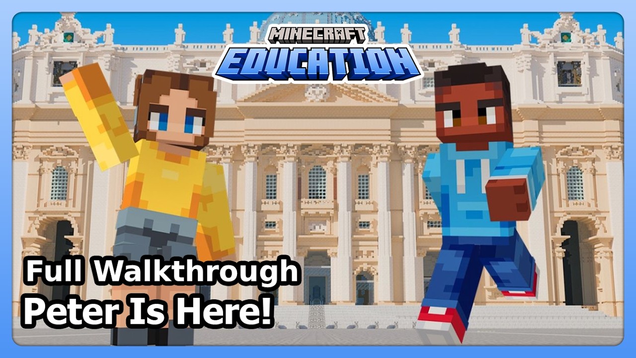 Minecraft Education - Peter Is Here! (Full Walkthrough)
