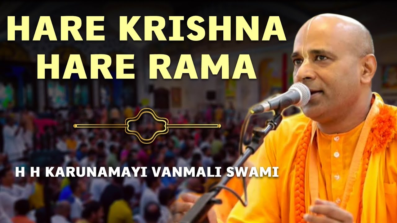 Hare Krishna Hare Rama Kirtan | H.H. Karunamayi Vanmali Swami | Harinaam Utsav | Hare Krsna TV