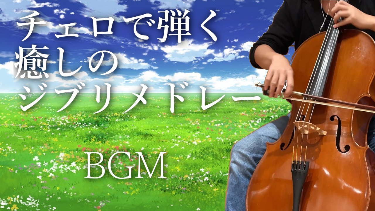 【作業用BGM】チェロで弾く、癒しのジブリメドレー