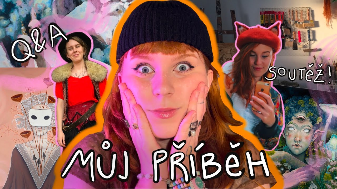 Moje cesta k umění ✷ Q&A a SOUTĚŽ ✷ SPECIÁL za 10 000 odběratelů! | Eliška Kulíková