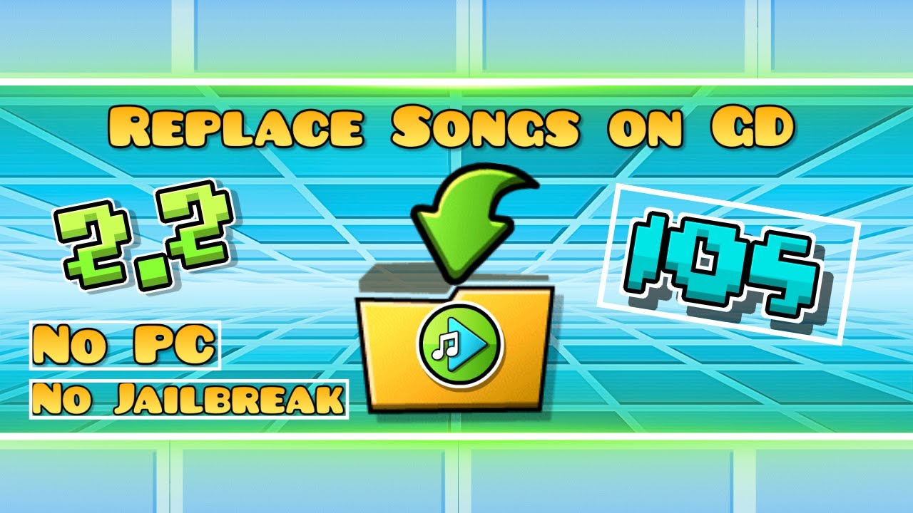 [iOS] How to Add CUSTOM SONGS on GD! | No PC | No Jailbreak | NONGS