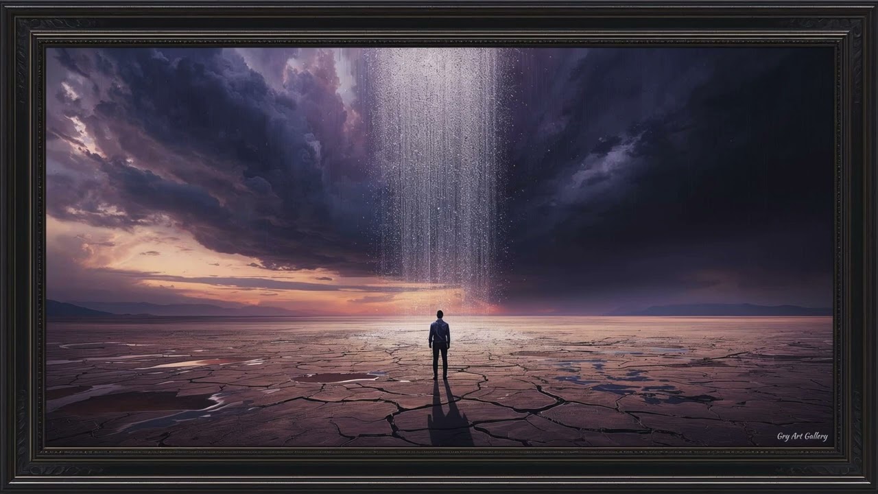 Prayer for Drought | GRY Framed TV Screensaver | Artwork for Your Television | (TV Tablo Görüntüsü)