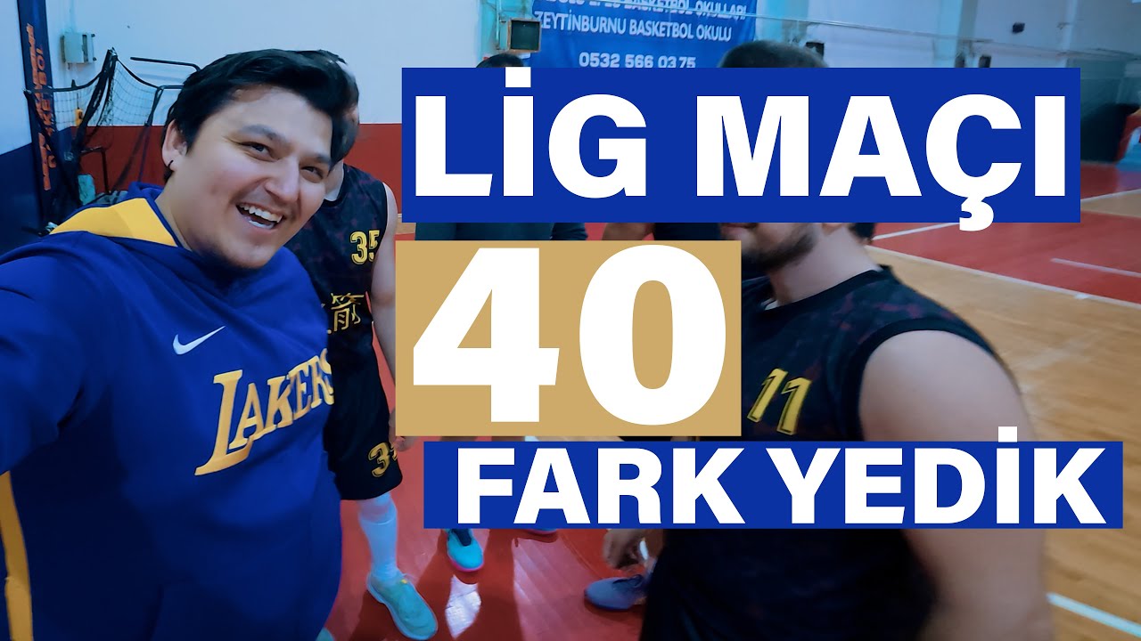 BASKETBOL LİG MAÇINDA İÇİMİZDEN GEÇTİLER -40 SAYI FARK