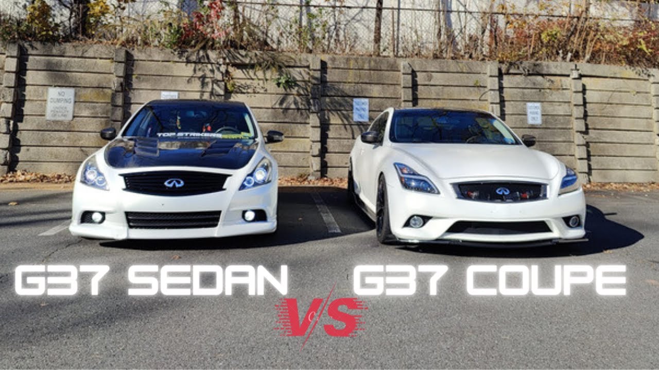 INFINITI G37s SEDAN (FBO) vs G37s COUPE **CLOSE RACE**
