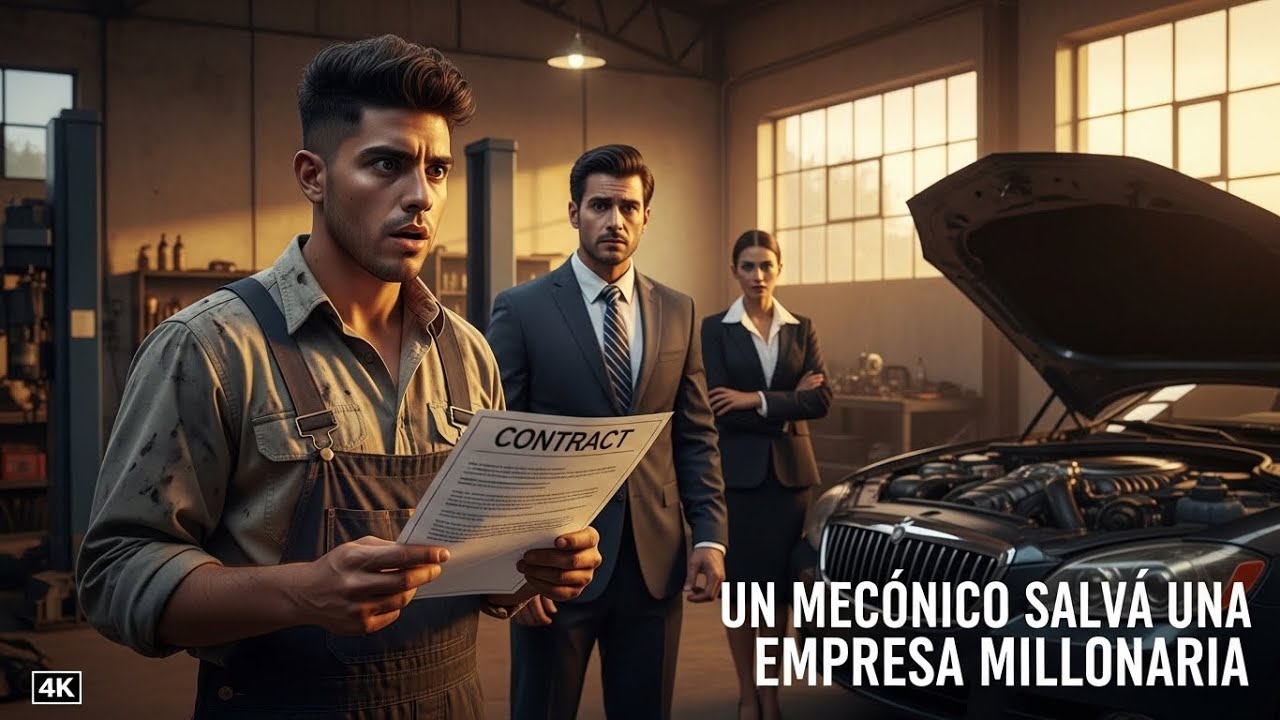Pensaban Que Era Solo Un Mecánico… Hasta Que Descubrió La Trampa En El Contrato 